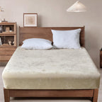 Beige Fleece Fitted Sheet