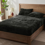 Black Velvet Fitted Sheet