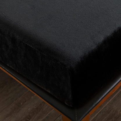 Black Fleece Fitted Sheet