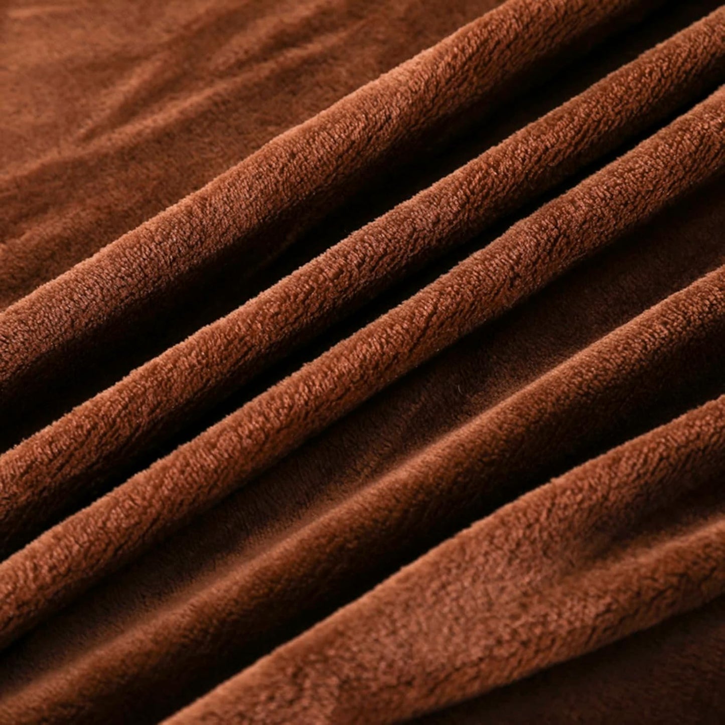 Coffee Fleece Fitted Sheet