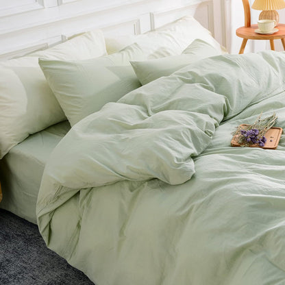 Mint Green On Cloud Bed Set