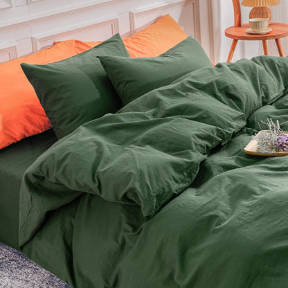 Dark Green On Cloud Bed Set