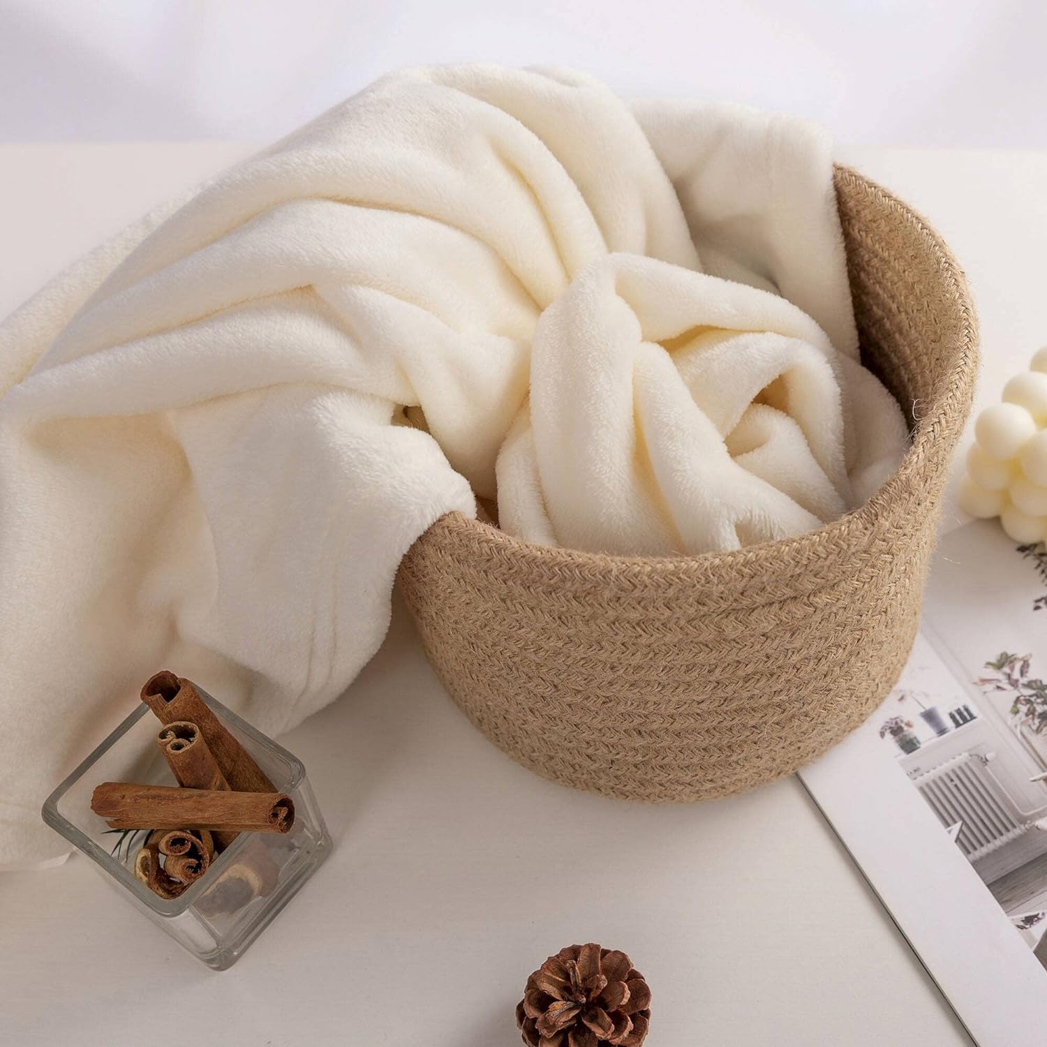 Beige Baby Fleece Blanket