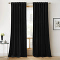 Jaguar Black Velvet Curtains