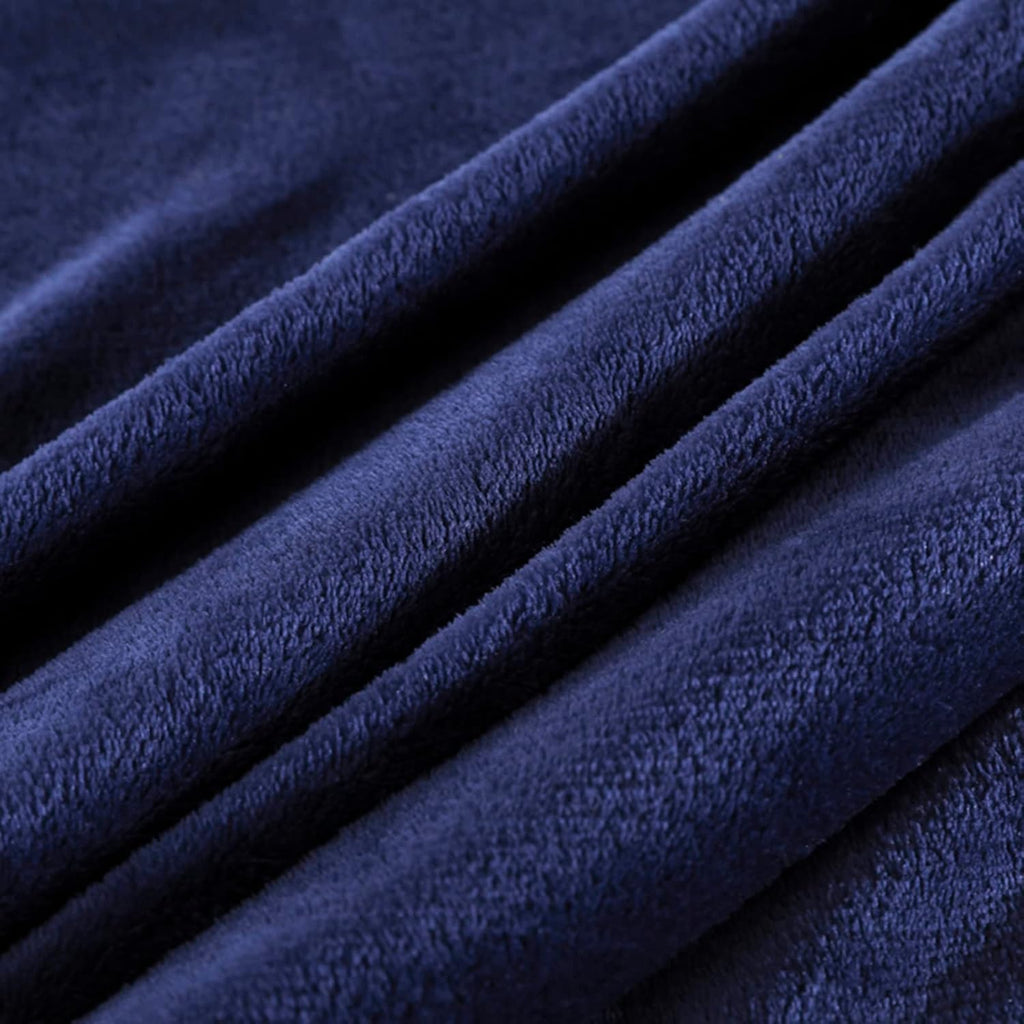 Navy Fleece Fitted Sheet