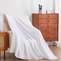 White Waffle Weave Summer Blanket