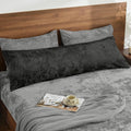 Black Velvet Body Pillow