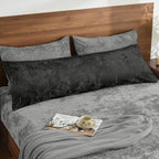 Black Velvet Body Pillow
