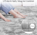 Grey Shaggy Carpet