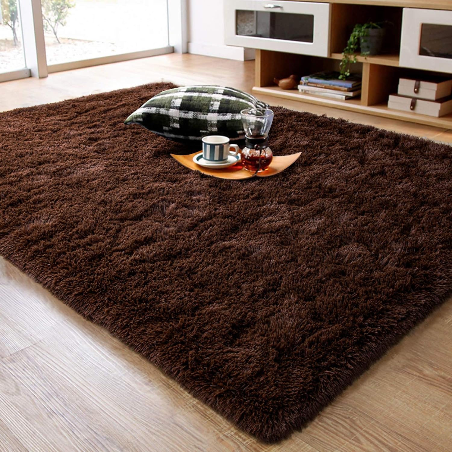Chocolate Shaggy Carpet