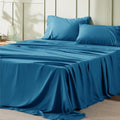 Poly Cotton Teal Flat Sheet