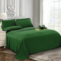 DualWeave Satin Hunter Green Sheet Set