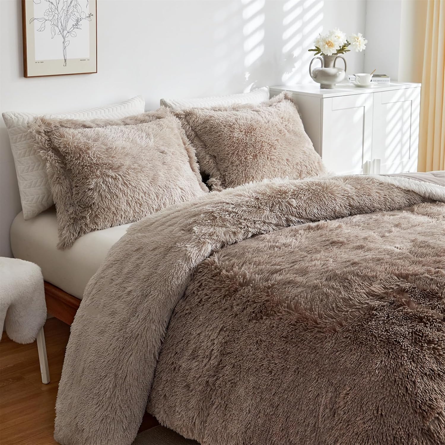 Shaggy Mink Bed Set