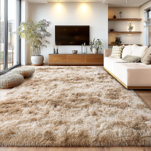 Camel Tyedye Shaggy Carpet