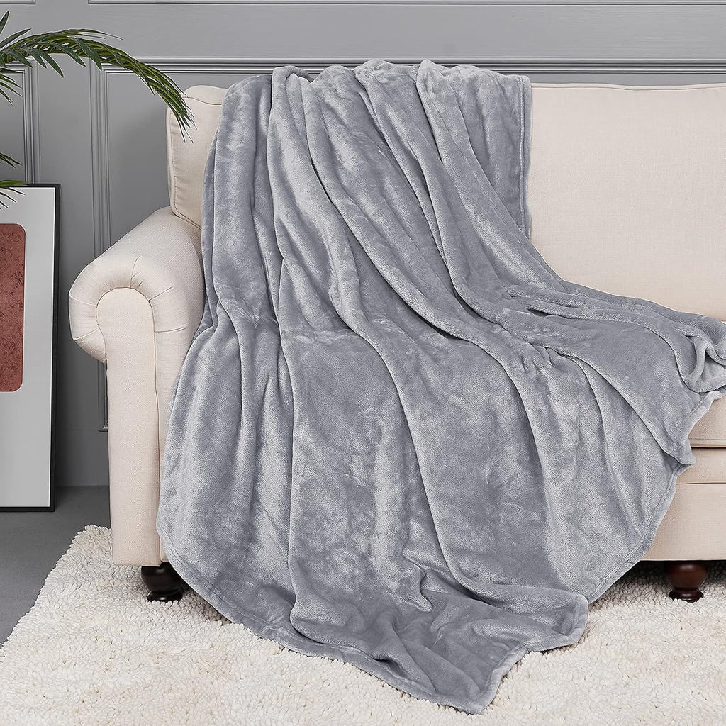 Silver Crest Winter Throw