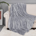 Silver Crest Winter Throw