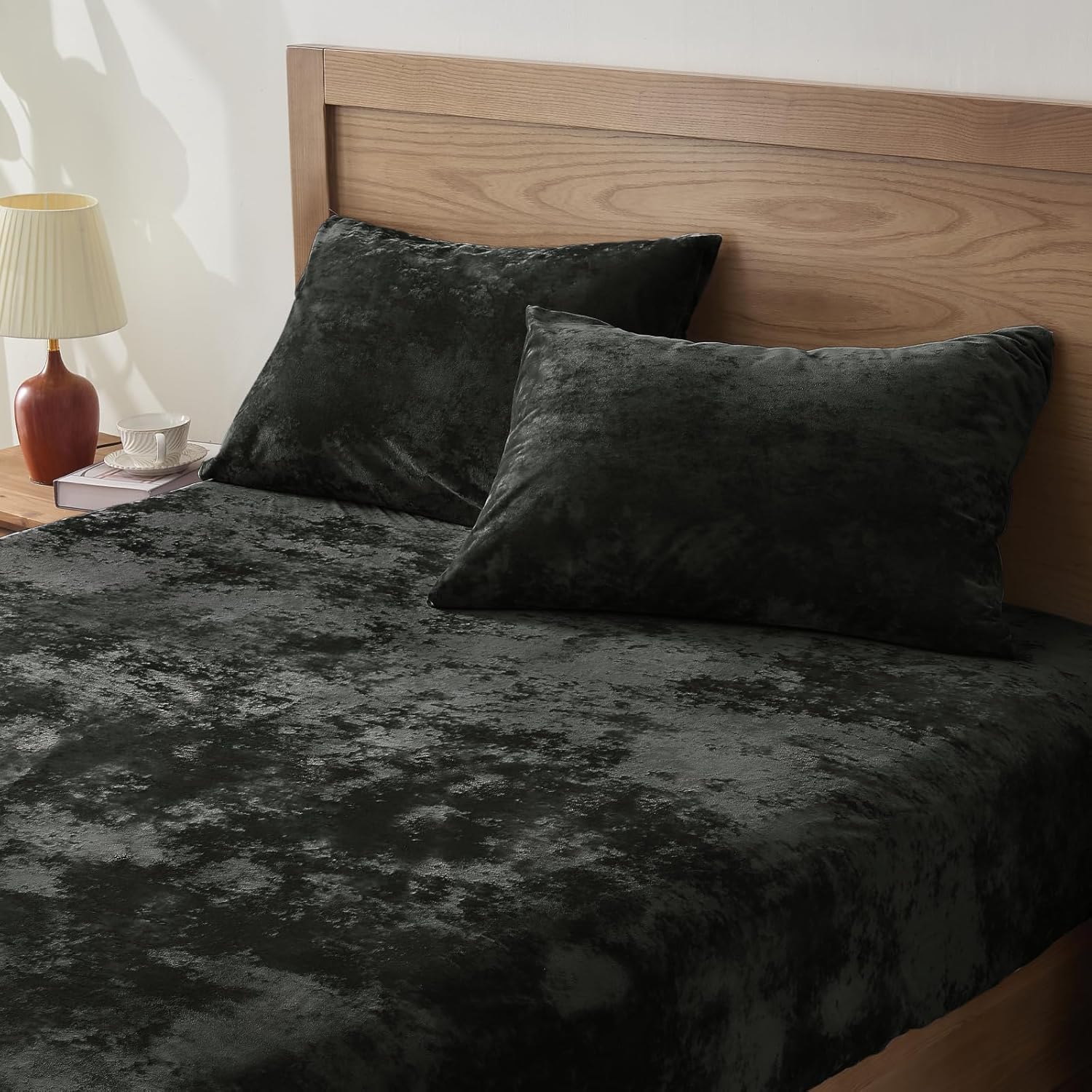 Black Velvet Fitted Sheet