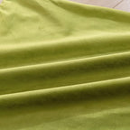 Bright Green Velvet Cushion Pair