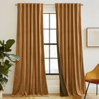 Jaguar Bronze Velvet Curtains