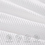 White Waffle Weave Duvet Set