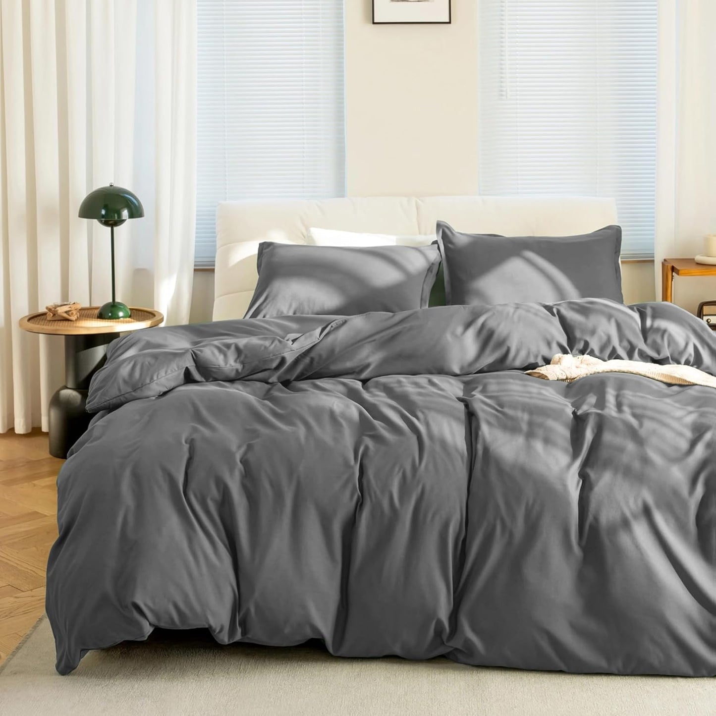 Grey On Cloud Bed Set