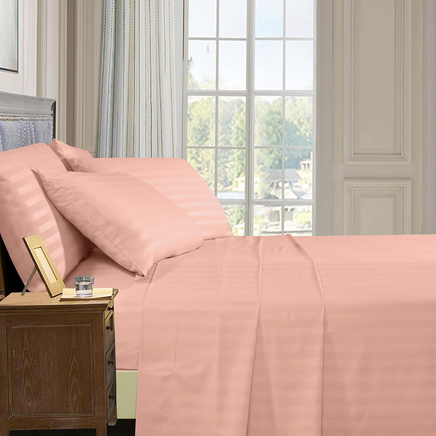 DualWeave Satin Dusty Pink Sheet Set
