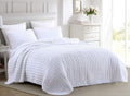 Pom Pom White Bed Spread