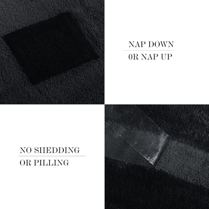 Midnight Black Summer Throw