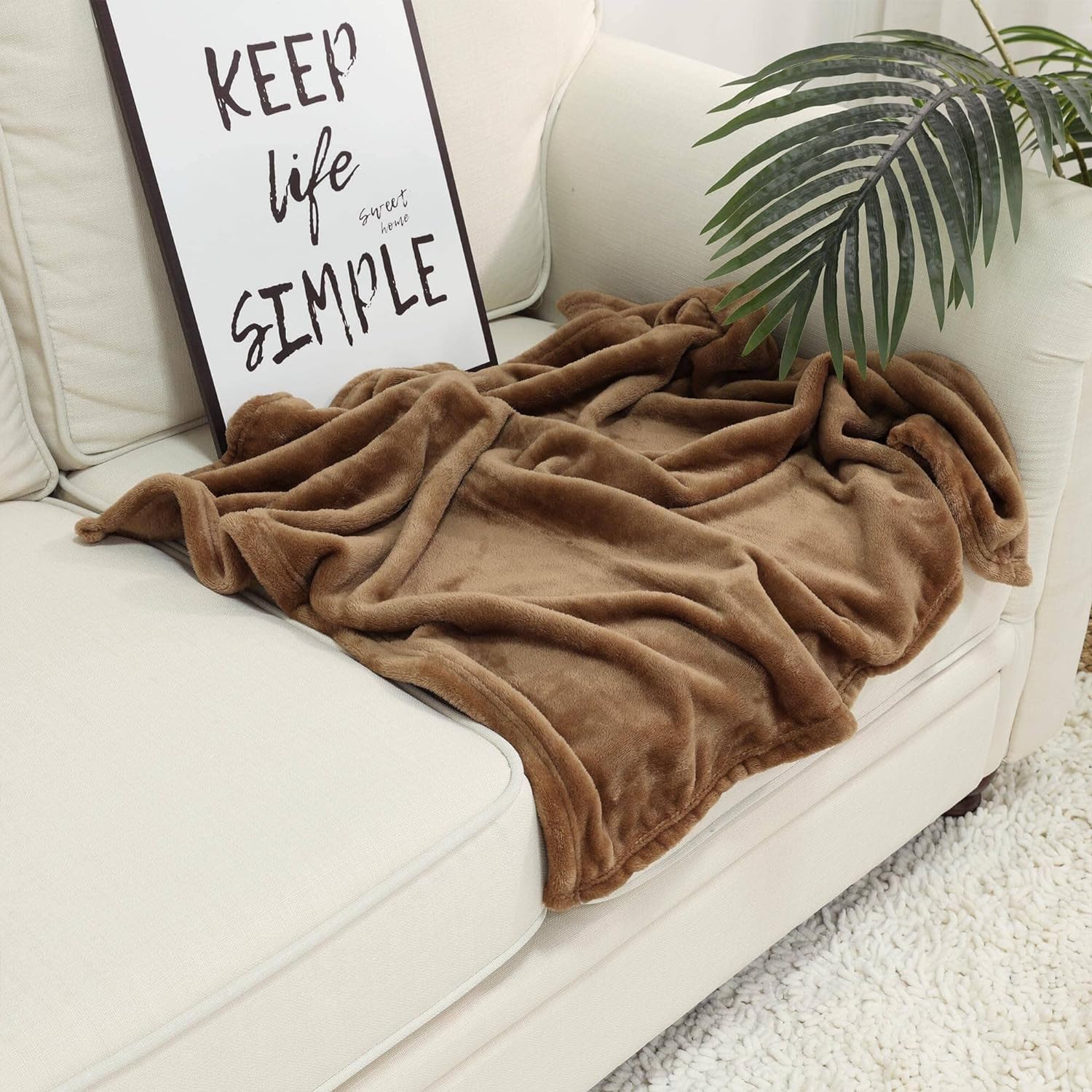 Coffee Baby Fleece Blanket