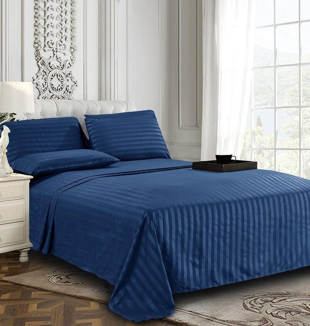 MicroSatin Navy Blue Sheet Set