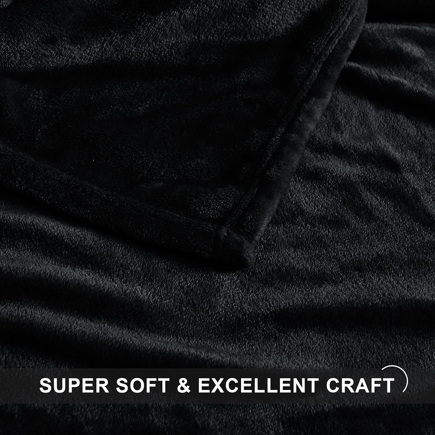 Black Baby Fleece Blanket
