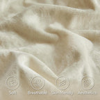 Beige Velvet Body Pillow