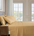 DualWeave Satin Gold Sheet Set