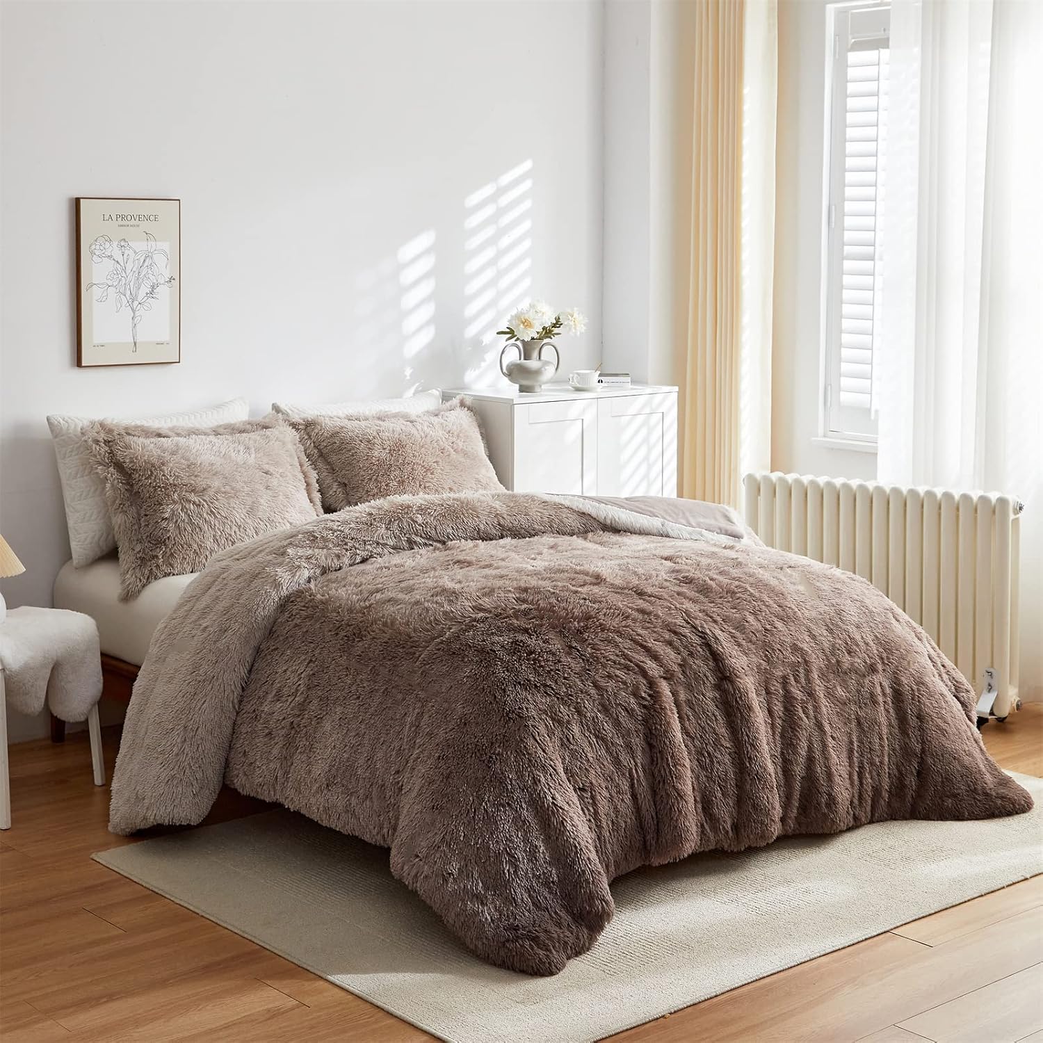 Shaggy Mink Bed Set