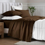Imperial line Egyption Cotton Bed Set Brown Bed Set
