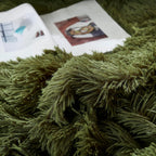 Shaggy Baby Olive Bed Set