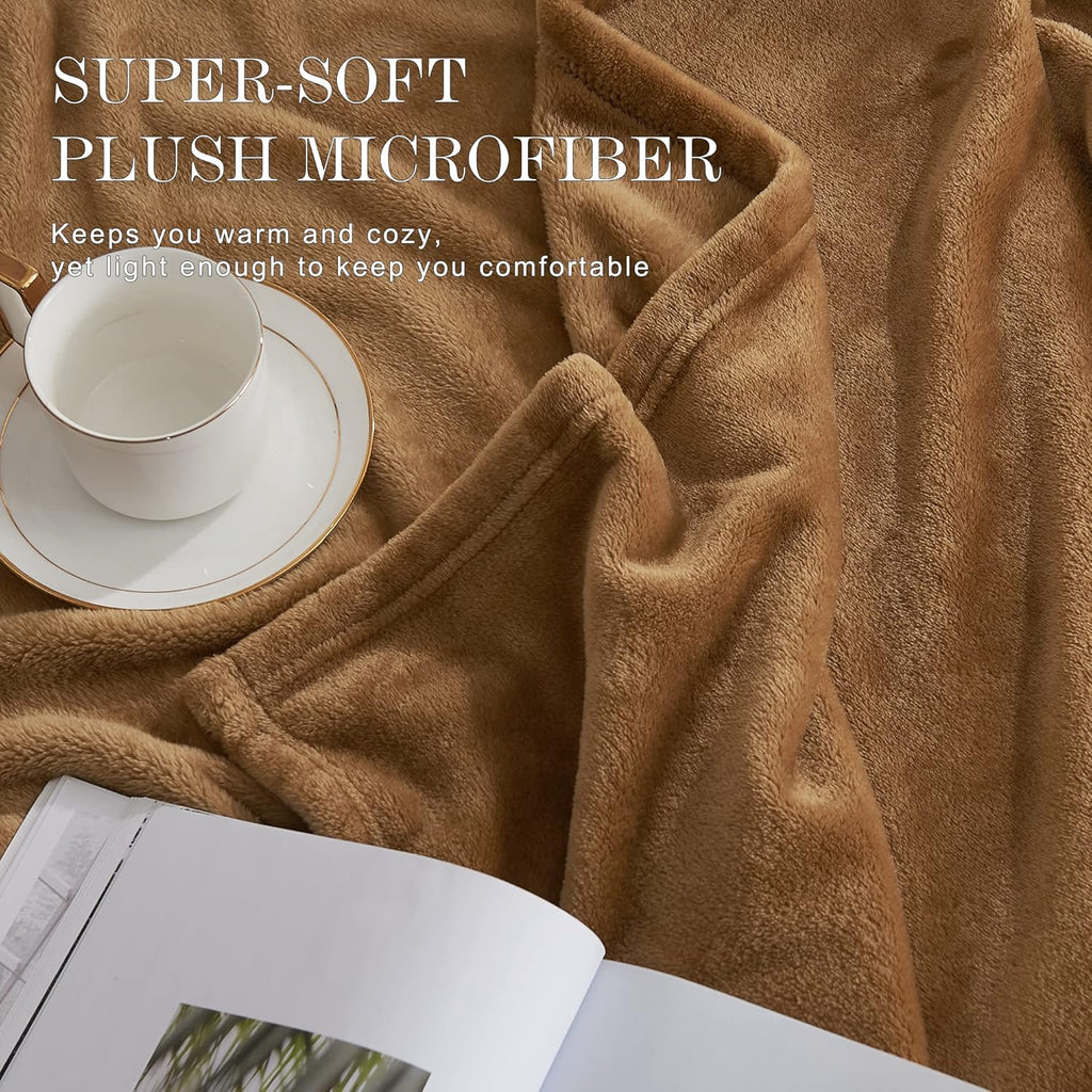 Hazelnut Soft Summer Throw