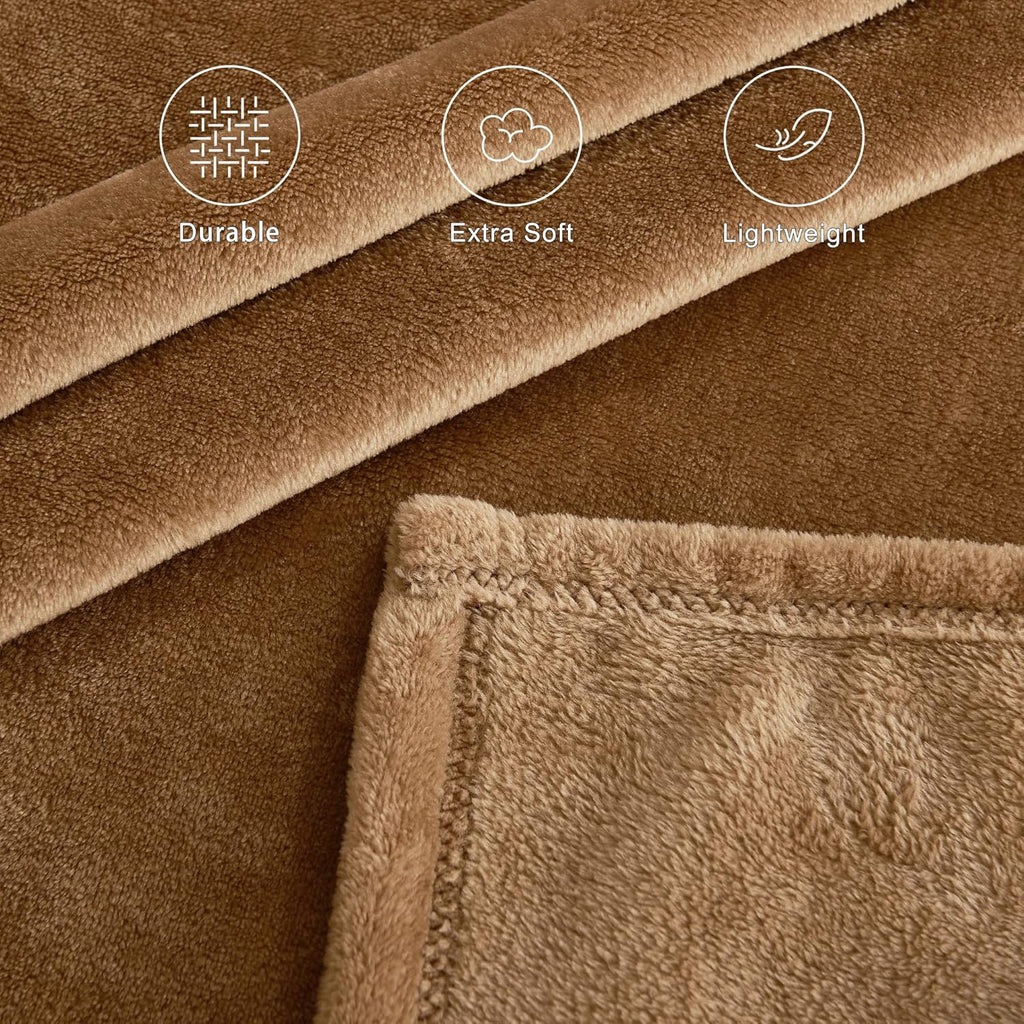 Hazelnut Soft Summer Throw