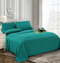 DualWeave Satin Turqoise Sheet Set