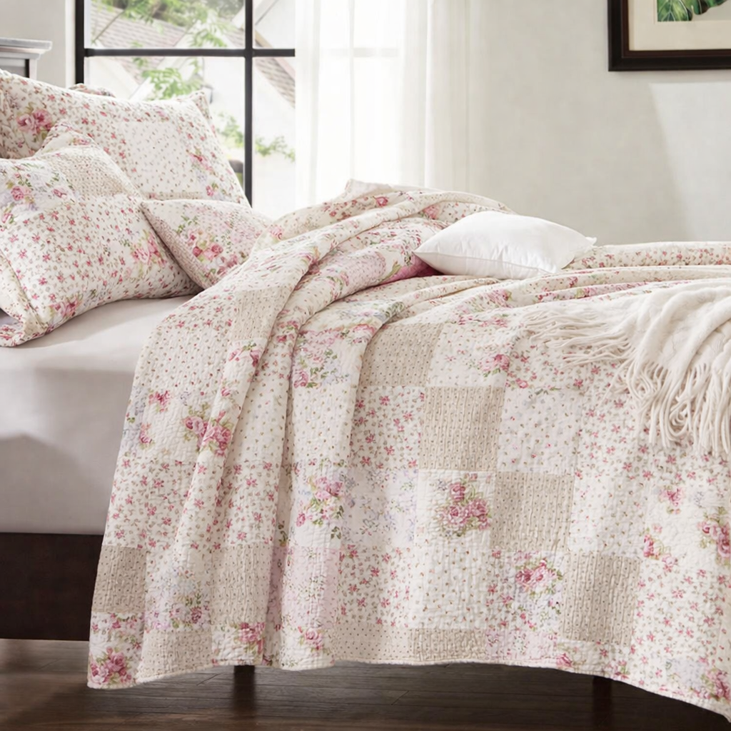 Floral Artistry Bed Spread
