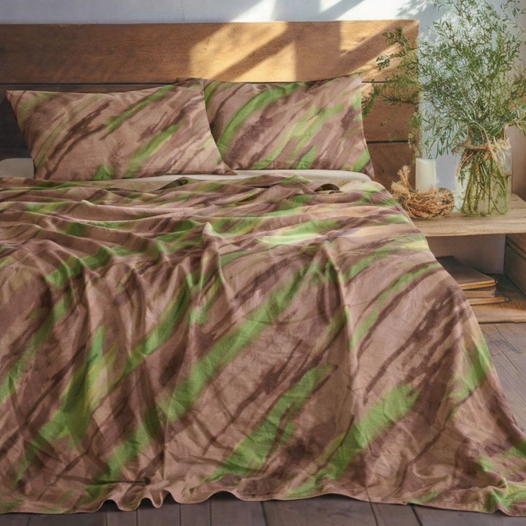 Brushed Brown Bed Sheet