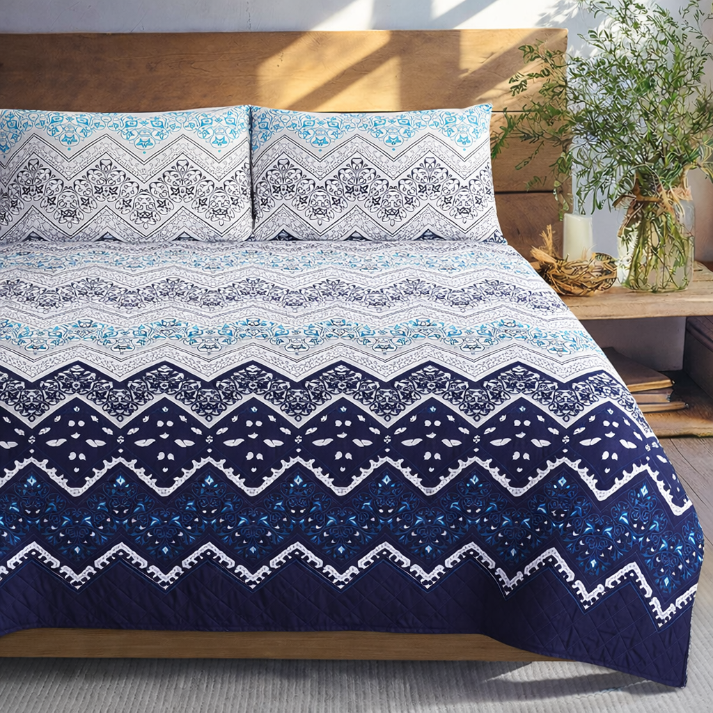 Azure Ancestory Bed Sheet