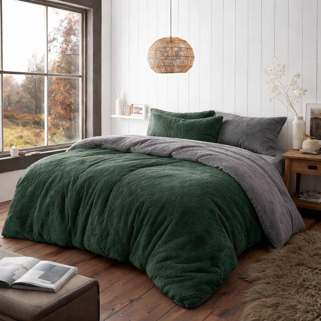 Forest x Charcoal Fleece Set