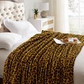Printed Cheeta Fleece Blanket