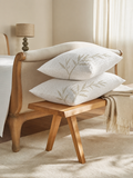 Bamboo Beige Pillow Pair