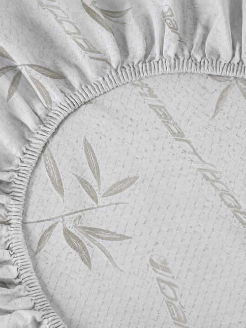 Bamboo Beige Mattress Protector