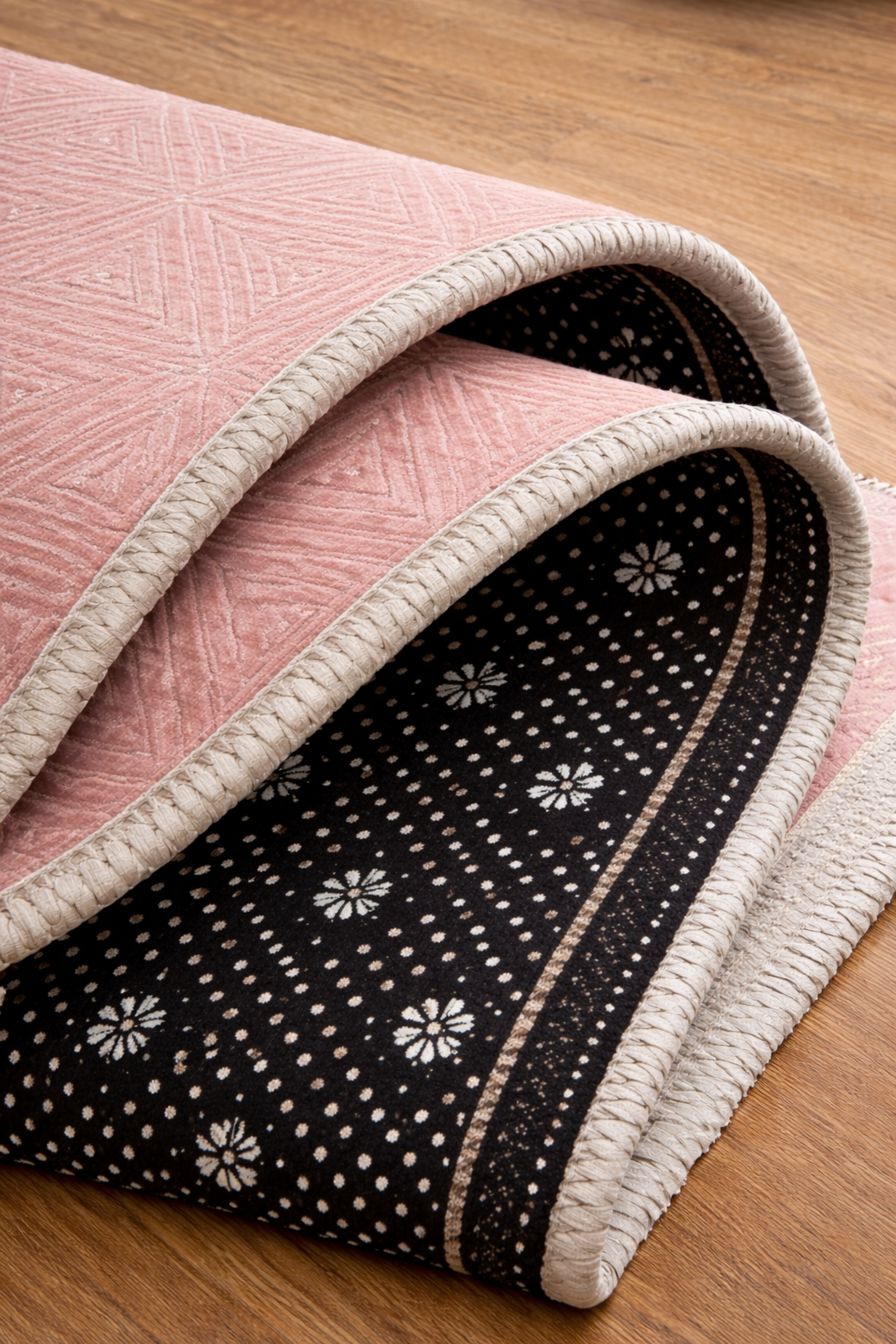 Geometric Pink Mat