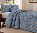 Damascus Blue Duvet Set