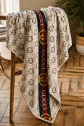 GG Printed Fleece Blanket