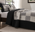 Denim Grey Artistry Bed Spread